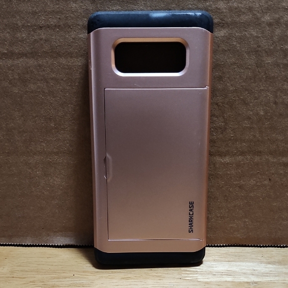 kate spade Black and Pink Striped Phone Case with Rose PopSocket Accent - Picture 2 of 4